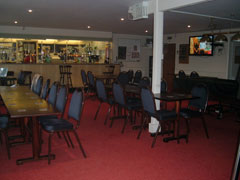 Clubhouse interior showing main bar area